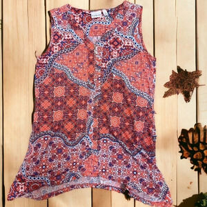 Kim Roger’s sleeves tank with exposed half zipper